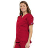 Cherokee Scrubs Top Cherokee Workwear 4700 Scrubs Top Womens V-Neck Red