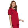Cherokee Scrubs Top Cherokee Workwear 4700 Scrubs Top Womens V-Neck Red