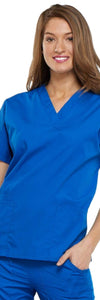 Cherokee Scrubs Top Cherokee Workwear 4700 Scrubs Top Womens V-Neck Royal