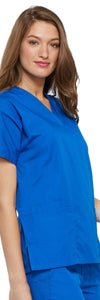 Cherokee Scrubs Top Cherokee Workwear 4700 Scrubs Top Womens V-Neck Royal