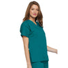 Cherokee Scrubs Top Cherokee Workwear 4700 Scrubs Top Womens V-Neck Teal Blue