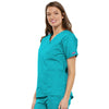 Cherokee Scrubs Top Cherokee Workwear 4700 Scrubs Top Womens V-Neck Turquoise