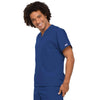 Cherokee Scrubs Top Cherokee Workwear 4777 Scrubs Top Unisex V-Neck Tunic. Galaxy Blue