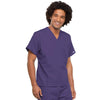 Cherokee Scrubs Top Cherokee Workwear 4777 Scrubs Top Unisex V-Neck Tunic. Grape