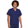 Cherokee Scrubs Top 2XL Cherokee Workwear 4777 Scrubs Top Unisex V-Neck Tunic. Navy