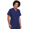 Cherokee Scrubs Top Cherokee Workwear 4777 Scrubs Top Unisex V-Neck Tunic. Navy