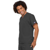 Cherokee Scrubs Top Cherokee Workwear 4777 Scrubs Top Unisex V-Neck Tunic. Pewter