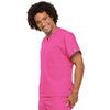 Cherokee Scrubs Top Cherokee Workwear 4777 Scrubs Top Unisex V-Neck Tunic. Shocking Pink