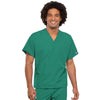 Cherokee Workwear 4777 Scrubs Top Unisex V-Neck Tunic. Surgical Green