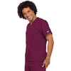 Cherokee Scrubs Top Cherokee Workwear 4777 Scrubs Top Unisex V-Neck Tunic. Wine