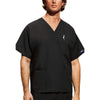 Cherokee Scrubs Top 2XL / Regular Length Cherokee Workwear 4876 Scrubs Top Unisex V-Neck Black