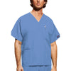 Cherokee Scrubs Top 2XL / Regular Length Cherokee Workwear 4876 Scrubs Top Unisex V-Neck Ceil Blue