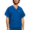 Cherokee Scrubs Top 2XL / Regular Length Cherokee Workwear 4876 Scrubs Top Unisex V-Neck Royal