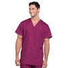 Cherokee Scrubs Top Cherokee Workwear 4876 Scrubs Top Unisex V-Neck Wine