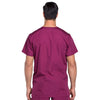 Cherokee Scrubs Top Cherokee Workwear 4876 Scrubs Top Unisex V-Neck Wine