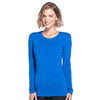 Cherokee Underscrubs 2XL Cherokee Workwear 4881 Underscrubs Womens Long Sleeve Knit Tee Royal