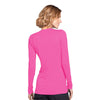 Cherokee Underscrubs Cherokee Workwear 4881 Underscrubs Womens Long Sleeve Knit Tee Shocking Pink