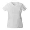 Cherokee Workwear Core Stretch 24703 Scrubs Top Womens V-Neck White