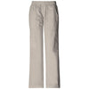 Cherokee Scrubs Pants 2XL / Regular Length Cherokee Workwear Core Stretch 4005 Scrubs Pants Womens Mid Rise Pull-On Cargo Khaki