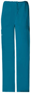 Cherokee Scrubs Pants 2XL / Regular Length Cherokee Workwear Core Stretch 4043 Scrubs Pants Unisex Drawstring Cargo Caribbean Blue