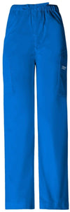 Cherokee Scrubs Pants 2XL / Regular Length Cherokee Workwear Core Stretch 4243 Scrubs Pants Mens Drawstring Cargo Royal