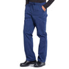 Cherokee Scrubs Pants Cherokee Workwear Professionals WW190 Scrubs Pants Mens Tapered Leg Drawstring Cargo Navy