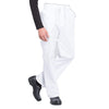 Cherokee Scrubs Pants Cherokee Workwear Professionals WW190 Scrubs Pants Mens Tapered Leg Drawstring Cargo White