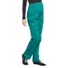 Cherokee Scrubs Pants Cherokee Workwear Professionals WW220 Scrubs Pants Maternity Straight Leg Hunter Green