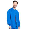 Cherokee Scrubs Jacket Cherokee Workwear Professionals WW360 Scrubs Jacket Mens Warm-up Royal