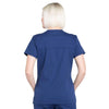 Cherokee Scrubs Top Cherokee Workwear Professionals WW655 Scrubs Top Womens Mock Wrap Navy