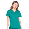 Cherokee Workwear Professionals WW665 Scrubs Top Womens V-Neck Hunter Green 2XL