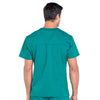 Cherokee Scrubs Top Cherokee Workwear Professionals WW675 Scrubs Top Mens V-Neck Hunter Green