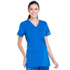 Cherokee Scrubs Top Cherokee Workwear Professionals WW685 Scrubs Top Maternity Mock Wrap Royal