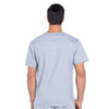 Cherokee Scrubs Top Cherokee Workwear Professionals WW695 Scrubs Top Mens V-Neck Grey