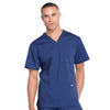 Cherokee Workwear Professionals WW695 Scrubs Top Mens V-Neck Navy