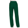 Cherokee Scrubs Pants Cherokee Workwear Revolution WW110 Scrubs Pants Womens Mid Rise Straight Leg Pull-on Hunter Green