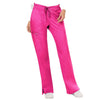 Cherokee Scrubs Pants 2XL / Regular Length Cherokee Workwear Revolution WW120 Scrubs Pants Womens Mid Rise Flare Drawstring Electric Pink