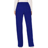 Cherokee Scrubs Pants Cherokee Workwear Revolution WW120 Scrubs Pants Womens Mid Rise Flare Drawstring Galaxy Blue