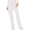 Cherokee Scrubs Pants 2XL / Regular Length Cherokee Workwear Revolution WW120 Scrubs Pants Womens Mid Rise Flare Drawstring White