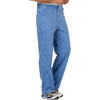 Cherokee Scrubs Pants Cherokee Workwear Revolution WW140 Scrubs Pants Mens Fly Front Ceil Blue