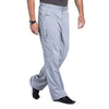 Cherokee Scrubs Pants Cherokee Workwear Revolution WW140 Scrubs Pants Mens Fly Front Grey