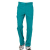 Cherokee Scrubs Pants 2XL / Regular Length Cherokee Workwear Revolution WW140 Scrubs Pants Mens Fly Front Teal Blue