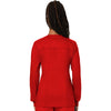 Cherokee Scrubs Jacket Cherokee Workwear Revolution WW310 Scrubs Jacket Womens Snap Front Warm-up Red