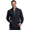 Cherokee Scrubs Jacket Cherokee Workwear Revolution WW320 Scrubs Jacket Mens Zip Front Black