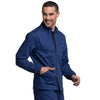 Cherokee Scrubs Jacket Cherokee Workwear Revolution WW320 Scrubs Jacket Mens Zip Front Navy