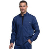 Cherokee Workwear Revolution WW320 Scrubs Jacket Mens Zip Front Navy