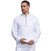 Cherokee Scrubs Jacket Cherokee Workwear Revolution WW320 Scrubs Jacket Mens Zip Front White