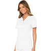 Cherokee Scrubs Top Cherokee Workwear Revolution WW610 Scrubs Top Womens Mock Wrap White