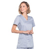 Cherokee Scrubs Top Cherokee Workwear Revolution WW620 Scrubs Top Womens V-Neck Grey