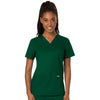 Cherokee Workwear Revolution WW620 Scrubs Top Womens V-Neck Hunter Green